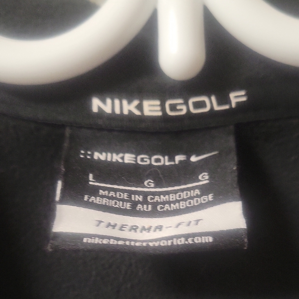 Nike Black Therma-Fit NikeGolf Jacket LARGE